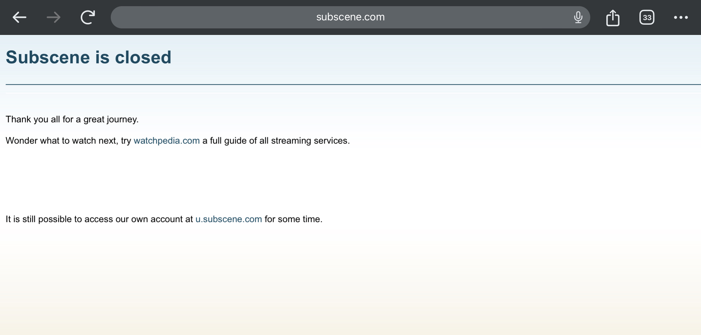 جایگزین سابسین Subscene.com