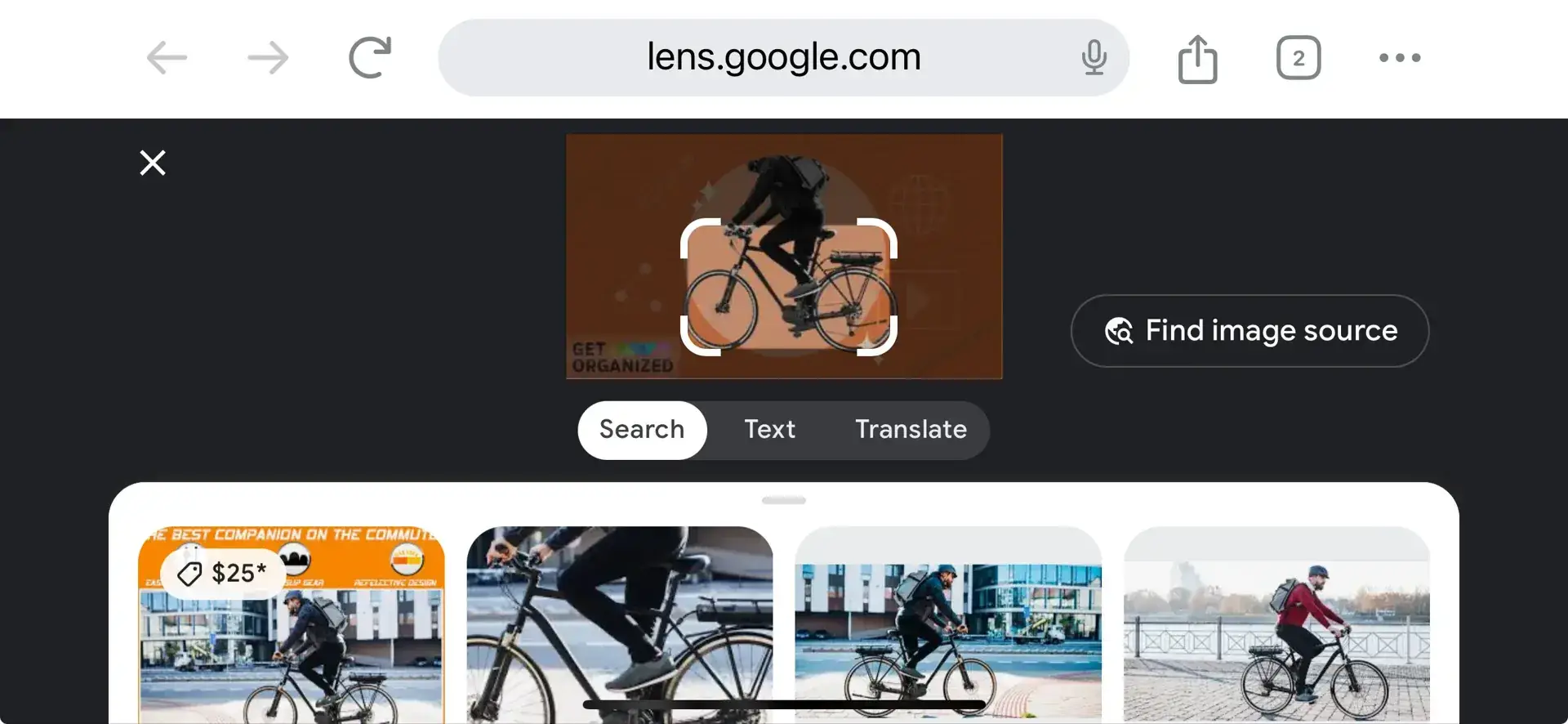 جستجو با گوگل لنز روی موبایل